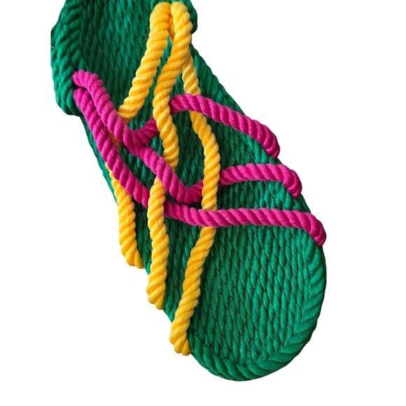 Nomadic State of Mind Rope Sandals Multicolor Unisex Size 37 Washable Boho - Picture 3 of 7